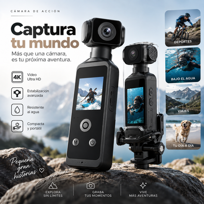 PocketCam | Captura cada aventura. Revive cada momento.