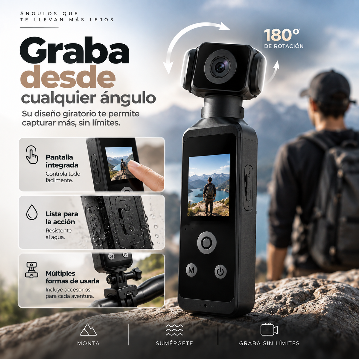 PocketCam | Captura cada aventura. Revive cada momento.