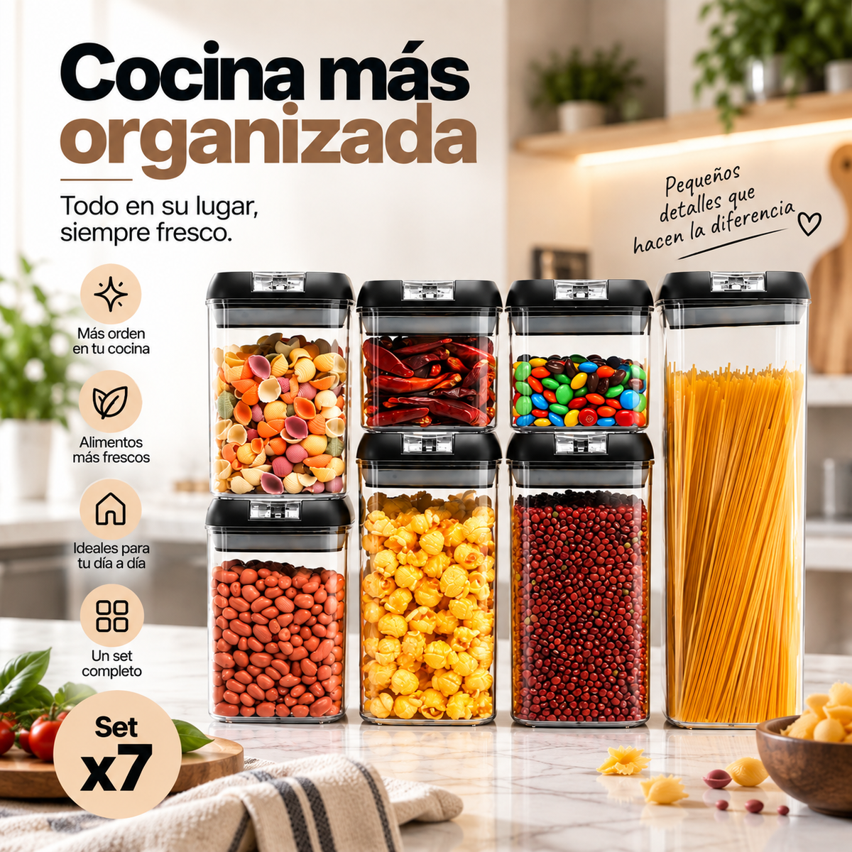 Organix 7 — Ordena tu cocina. Simplifica tu día.