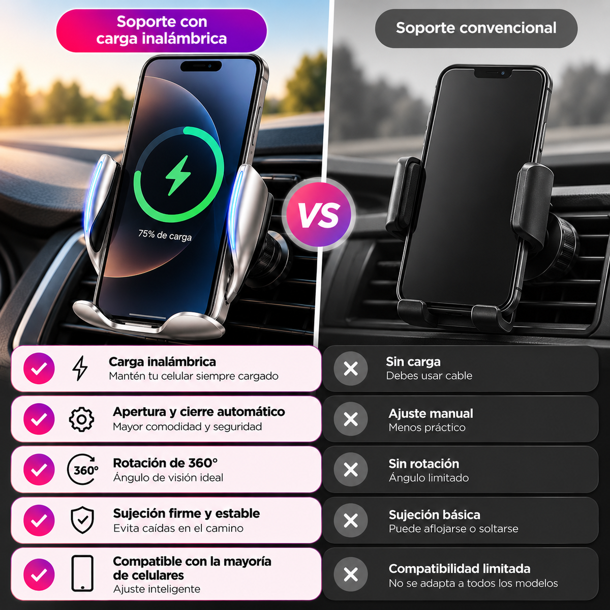 Drive360|Tu celular siempre listo para el camino.
