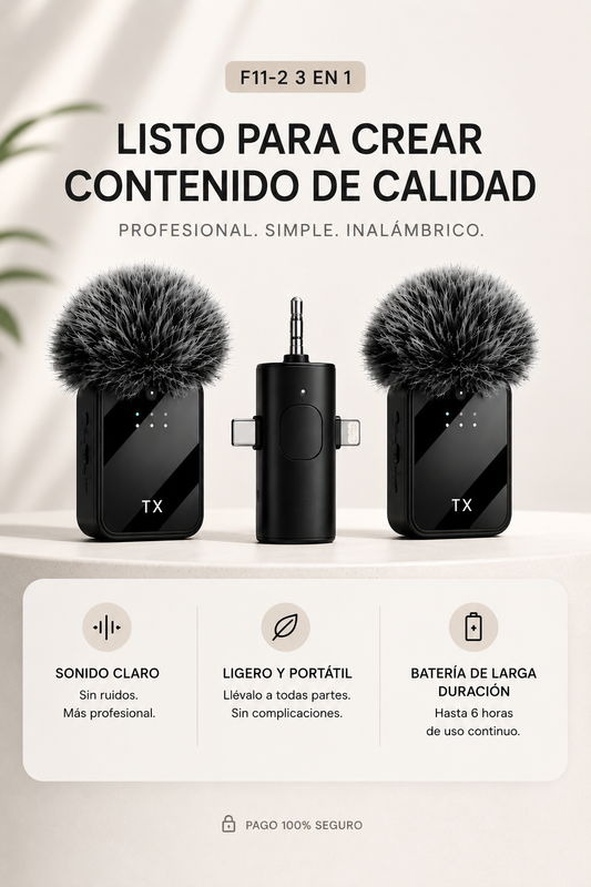 MICROFONO F11-2 | CREATOR MIC
