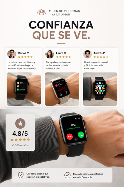 SmartTime T500 | Todo tu día, ahora en tu muñeca.