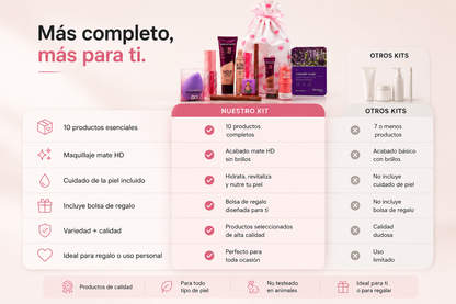 Glow Kit | Un look impecable. Un momento para ti.