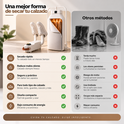 DryZen™ — El cuidado inteligente para tu ropa y calzado.